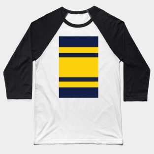 Los Angeles Varsity Retro Home Navy & Yellow Design Baseball T-Shirt